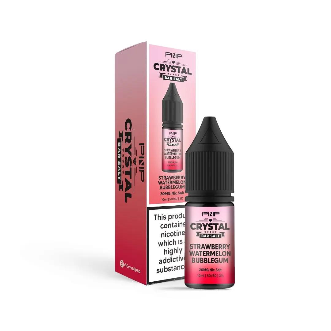 Product Image of Strawbery Watermelon Bubblegum Nic Salt E-liquid by PNP Crystal Bar Nic Salt 10ml